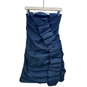 FABULOUS little black dress with detail! Strapless mini party dress. Sz‎ 9